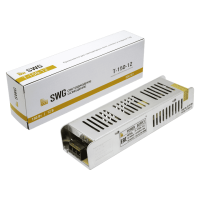 Драйвер 12В 150Вт IP20 12.5A 200x58x38мм SWG (50)