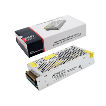 Драйвер 24В 200Вт IP20 160x98x50мм SWG (100)