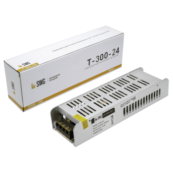 Драйвер 24В 300Вт IP20 223x63x30мм SWG (30)