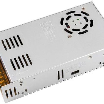 Драйвер 24В 350Вт IP20 215х115х50мм вентилятор General (36)