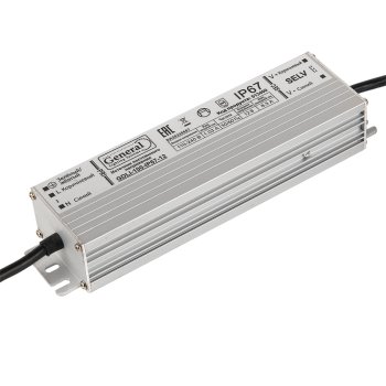 Драйвер 24В 100Вт IP67 202х52х35ммGeneral