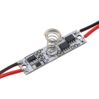 В профиль выключатель  12/24В 3А 36/72Вт 40x10x14мм Apeyron с диммером сенсорный