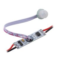 В профиль выключатель  12/24В 5А 60/120Вт ИК датчик движения на проводе 38х10х6,2мм Apeyron