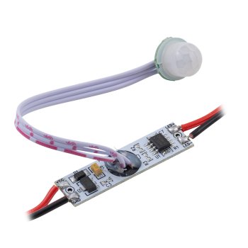 В профиль выключатель  12/24В 5А 60/120Вт ИК датчик движения на проводе 38х10х6,2мм Apeyron