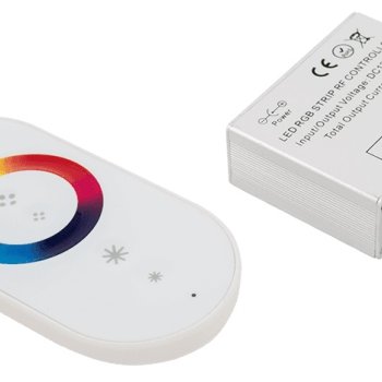 Контроллер RGB 12-24В 18А 216-432Вт IP20 135x75x55мм SWG пульт ДУ белый (50)