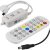 Контроллер RGB+W 12/24В  6А 96/192Вт IP20 Bluetooth пульт ДУ 195х29х17мм General