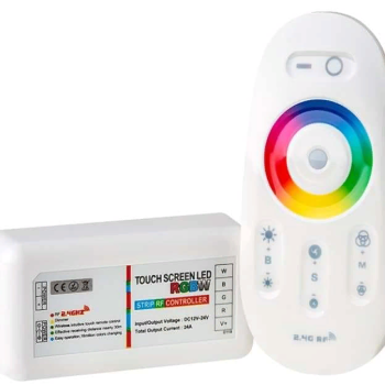 Контроллер RGB+W 12/24В 24А 288/576Вт IP20 пульт General