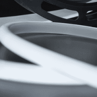 Термолента 24В IP68 12Вт/м 6500K 2835 180LED/м 5м с крепежом SWG -40°...+100°С