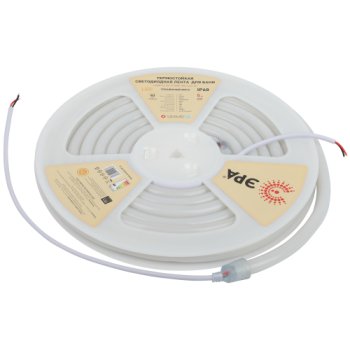 Термолента 24В IP68 9,6Вт/м 6500К 120LED/м 5м крепеж БЕЗ ДРАЙВЕРА Эра