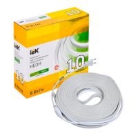 Комплект неон 220В IP65 8Вт/м зеленый 2835 120LED/м 10м драйвер IEK (10)