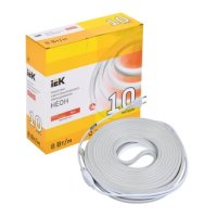 Комплект неон 220В IP65 8Вт/м красный 2835 120LED/м 10м драйвер IEK (10)