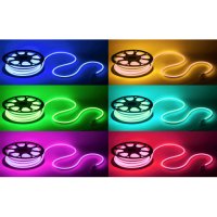 Лента неон 220В IP67 12.0Вт/м RGB 5050 72LED/м 20м 16х8мм Эра 145Лм/м