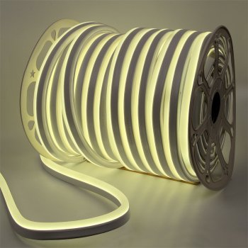 Лента неон 220В IP67 12.0Вт/м 6500К 144LED/м 50м General катушка BPNL 15х25мм