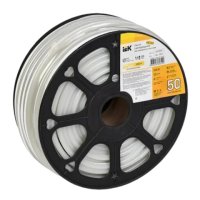 Лента неон 220В IP67 9.6Вт/м 3000К 2835 120LED/м IEK (50)