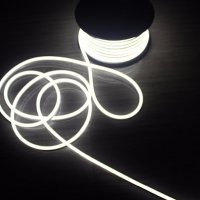 Лента неон 220В IP67 9.6Вт/м 6500К 2835 120LED/м 50м 8х16мм General NL