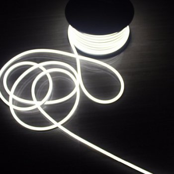 Лента неон 220В IP67 9.6Вт/м 6500К 2835 120LED/м 50м 8х16мм General NL