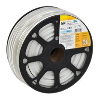 Лента неон 220В IP67 9.6Вт/м 6500К 2835 120LED/м IEK (50)