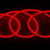 Лента неон 220В IP67 9.6Вт/м красный 2835 120LED/м 50м General NL