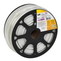 Лента неон 220В IP67 9.6Вт/м фиолетовый 2835 120LED/м IEK (50)