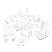 Скоба крепл для неона КРУГЛЫЙ 2835 14мм пластик Apeyron (10шт)