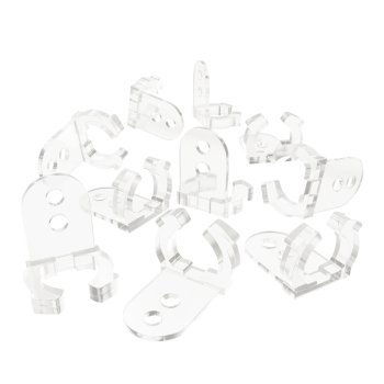 Скоба крепл для неона КРУГЛЫЙ 2835 14мм пластик Apeyron (10шт)