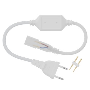 Шнур питания для неона КРУГЛЫЙ 2835 d14мм 50см Apeyron (50)