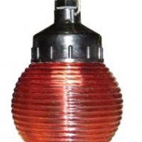Светильник промышленный подвесной Е27 Элетех НСП 03-60-001 Кольца 150 IP53 красный карболит (10)