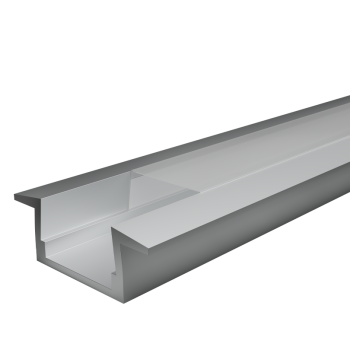 Профиль встраиваемый 30x6мм 2м Wolta комплект