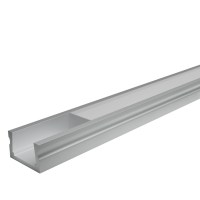 Профиль накладной 16x6мм 2м Wolta серый комплект