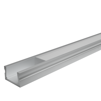 Профиль накладной 16x6мм 2м Wolta серый комплект