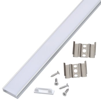 Профиль накладной 24x6мм 2м General комплект (100)