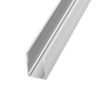 Профиль накладной для неона 14.2x9.6мм (внутр разм) 2м General NL 8x16 (ТОЛЩИНА 0,65 мм) НЕОН (100)