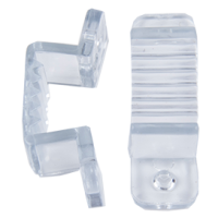 Скоба крепёжная для ленты 220В IP68 12x7 Ecola 10шт (1)