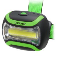 Фонарь налобный Космос H3COB 3ВтCOB 3xR6 (24/96)