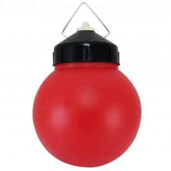Светильник промышленный подвесной Е27 TDM НСП 03-60-027 шар пластик IP44 красный (25)
