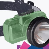 Фонарь налобный ный аккумуляторный Космос 516 2ВтSMD 14500 500мАч (30/120)