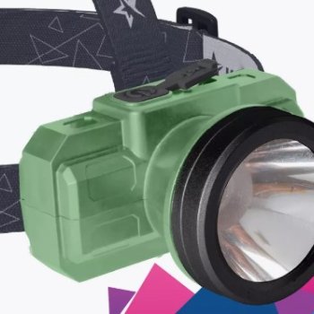 Фонарь налобный ный аккумуляторный Космос 516 2ВтSMD 14500 500мАч (30/120)