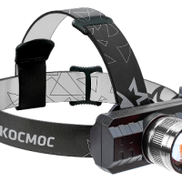 Фонарь налобный аккумуляторный Космос H3WZ 3ВтLED 1200мАч (24/120)