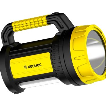 Фонарь-прожектор аккумуляторный Космос 2005 5Вт+10ВтLED (16)
