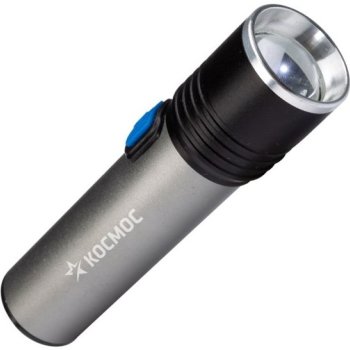Фонарь ручной аккумуляторный Космос 111 3Вт zoom 1х18650 1200мAч (30/120)