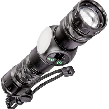 Фонарь ручной аккумуляторный Космос 812 10+4Вт zoom 26650 3000мAч (20/60)