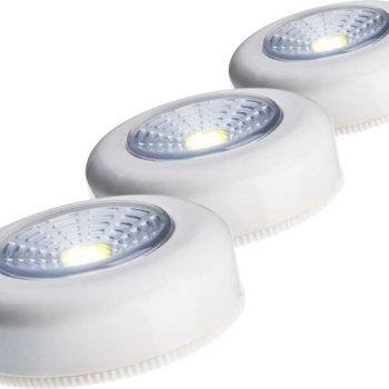 Фонарь-светильник Космос 304B 1ВтCOB 3xR03 3шт белый (24/96)