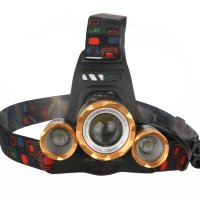 Фoнарь налобный аккумуляторный UltraFlash E1333 4+3+3ВтLED 3.7В 1200мАч Zoom (50)