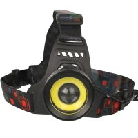 Фoнарь налобный аккумуляторный UltraFlash E1335 4+2ВтLED 3.7В 1200мАч Zoom (50)