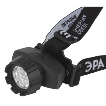 Фонарь налобный Эра GB-602 7LED 3xR03 4 режима черный (10)