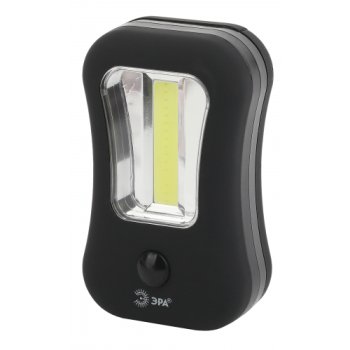 Фонарь рабочий Эра RB-601 Практик 1Вт COB+4LED магнит крючок Soft-touch 3xAAA (12)