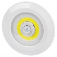 Фонарь светильник Эра SB-804 Пушлайт COB 3хААА датчик белый (12)