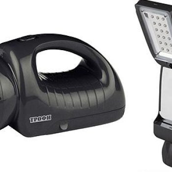 Фонарь-прожектор аккумуляторный Трофи TSP12 12+18LED 4В 1.8Aч (20)