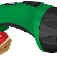 Фонарь ручной aккумуляторный Рекорд PM-0107 7LED зелёный (6/36)