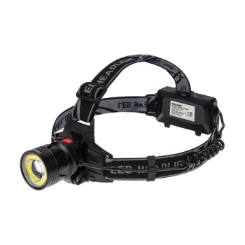 Фонарь налобный аккумуляторный Rexant 75-7831 8+8Вт 2х18650 700Лм (6/24)